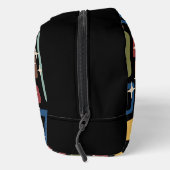 Retro Mid Century Modern Abstract Toilettasje (Rechts)