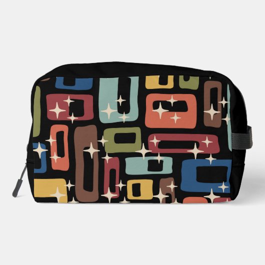 Retro Mid Century Modern Abstract Toilettasje (Achterkant)