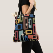 Retro Mid Century Modern Abstract Tote Bag (Dichtbij)