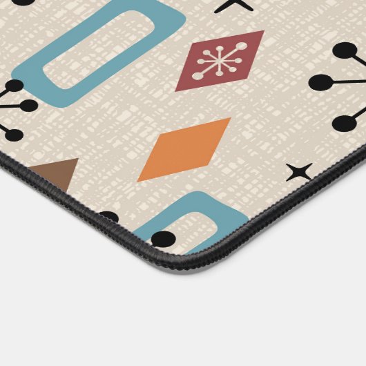 Retro Mid Century Modern Atomic Abstract Pattern Bureaumat (Hoek)