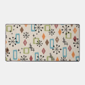 Retro Mid Century Modern Atomic Abstract Pattern Bureaumat (Voorkant)