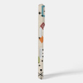 Retro Mid Century Modern Atomic Abstract Pattern Case-Mate iPhone Case (Achterkant / Rechts)