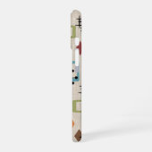 Retro Mid Century Modern Atomic Abstract Pattern iPhone 16 Hoesje (Linkerkant)
