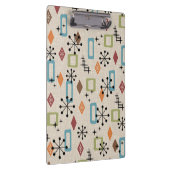 Retro Mid Century Modern Atomic Abstract Pattern Klembord (Rechts)