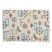 Retro Mid Century Modern Atomic Abstract Pattern Kussensloop (Voorkant-Links)