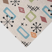 Retro Mid Century Modern Atomic Abstract Pattern Tissuepapier (Detail)