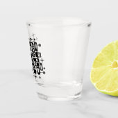 Retro Mid Century Modern Atomic Abstract Shot Glas (Rechts)