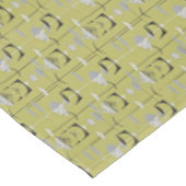 Retro Mid Century Modern Atomic Geometric Green Tafelkleed (Gekanteld)