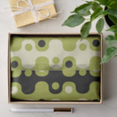 Retro Mid Century Modern atoompatroon Tissuepapier (Geschenk)