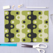 Retro Mid Century Modern atoompatroon Tissuepapier (Craft)
