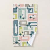 Retro Mid Century Modern Bad Handdoek (Handdoek)