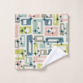 Retro Mid Century Modern Bad Handdoek (Wasdoekje)