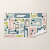 Retro Mid Century Modern Bad Handdoek (Handdoek)