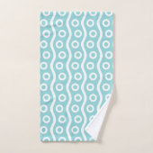 Retro Mid Century Modern Bubble Patroon Bad Handdoek (Handdoek)
