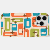 Retro Mid Century Modern Case-Mate iPhone Case (Achterkant (horizontaal))
