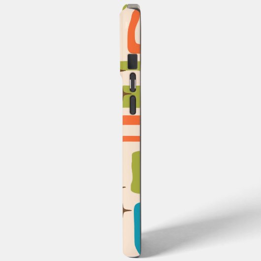 Retro Mid Century Modern Case-Mate iPhone Case (Achterkant / Links)