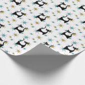 Retro Mid-Century Modern Cat Cadeaupapier (Hoek)