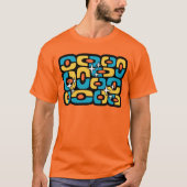 Retro Mid Century Modern Cosmic Abstract T-shirt (Voorkant)