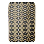 Retro Mid Century Modern Diamond Starburst Pattern Badmat (Voorkant Verticaal)
