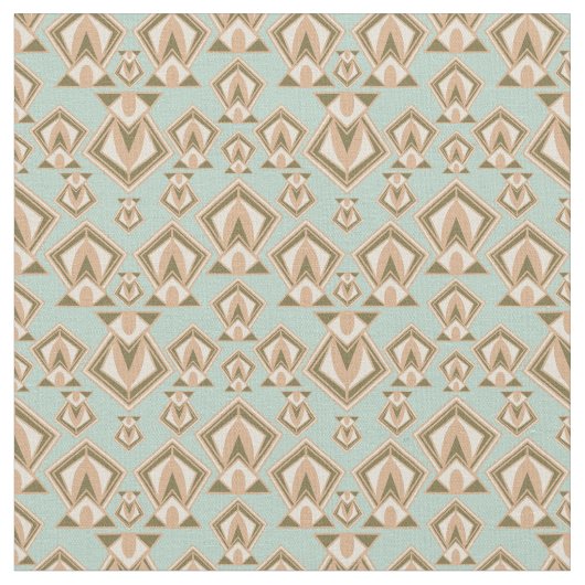 Retro Mid Century Modern Diamond Stof (Close Up)