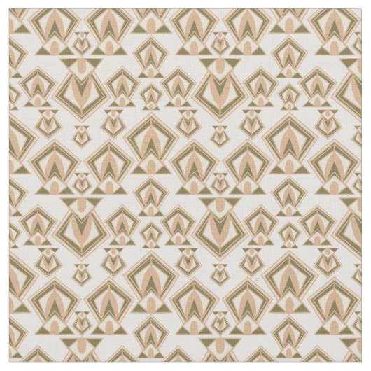 Retro Mid Century Modern Diamond Stof (Close Up)