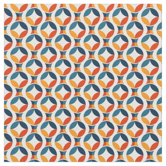 Retro  Mid Century Modern Fabric Stof (Close Up)