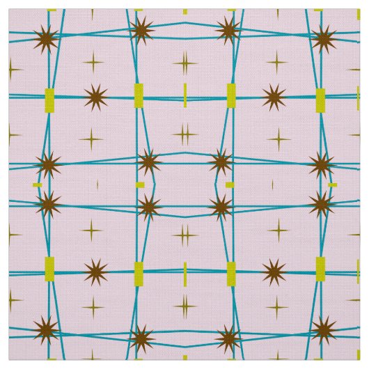 Retro Mid Century Modern geïnspireerd Stof (Swatch)