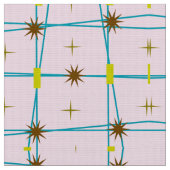 Retro Mid Century Modern geïnspireerd Stof (Close Up)