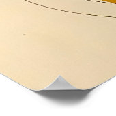 Retro Mid Century Modern Geometrisch Abstract Ontw Poster (Hoek)