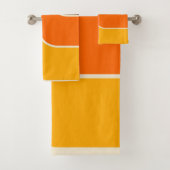 Retro Mid Century Modern geometrisch ontwerp Bad Handdoek (Insitu)