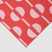 Retro Mid Century Modern geometrisch patroon Tissuepapier (Detail)