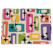 Retro Mid Century Modern Groot Cadeauzakje (Voorkant)