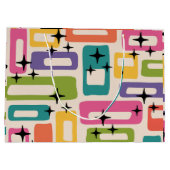 Retro Mid Century Modern Groot Cadeauzakje (Achterkant)