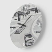 Retro Mid-Century Modern Grote Klok (Hoek)