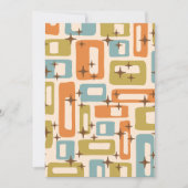 Retro Mid Century Modern Kaart (Voorkant)