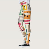 Retro Mid Century Modern Leggings (Links)