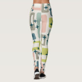 Retro Mid Century Modern Leggings (Achterkant)