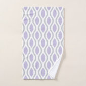 Retro Mid Century Modern Ogee Patroon Bad Handdoek (Handdoek)