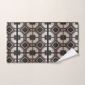 Retro Mid Century Modern ontmoet Art Deco Handdoek (Handdoek)