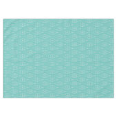 Retro Mid Century Modern Ornament Patroon Tafelkleed (Voorkant (Horizontaal))