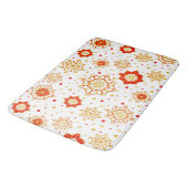 Retro mid-century modern patroon badmat (Gekanteld)