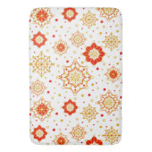 Retro mid-century modern patroon badmat (Voorkant Verticaal)