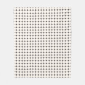 Retro Mid-Century Modern patroon Fleece Deken (Voorkant)