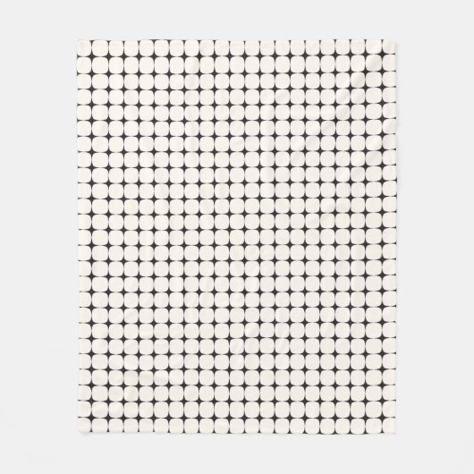 Retro Mid-Century Modern patroon Fleece Deken (Voorkant)