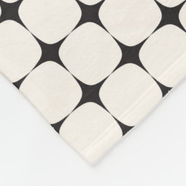 Retro Mid-Century Modern patroon Fleece Deken
