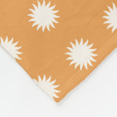 Retro Mid-Century Modern patroon Fleece Deken (Hoek)