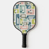 Retro Mid Century Modern Pickleball Paddle (Achterkant)
