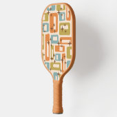 Retro Mid Century Modern Pickleball Paddle (Links)