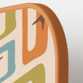 Retro Mid Century Modern Pickleball Paddle (Links Detail)