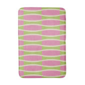 Retro Mid Century Modern Pin Stripes Patroon Badmat (Voorkant Verticaal)
